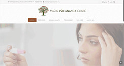 Desktop Screenshot of marinpregnancyclinic.org